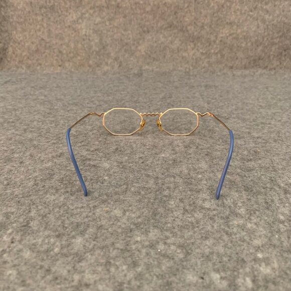 TAXI 251 Vintage Casanova Gold Blue Optical/Prescription Eyeglasses Frame - Picture 15 of 15